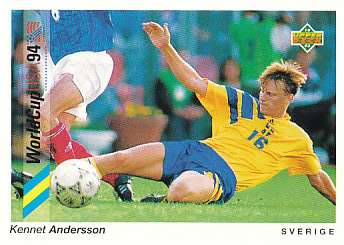 Kennet Andersson Sweden Upper Deck World Cup 1994 Preview Eng/Ger #178